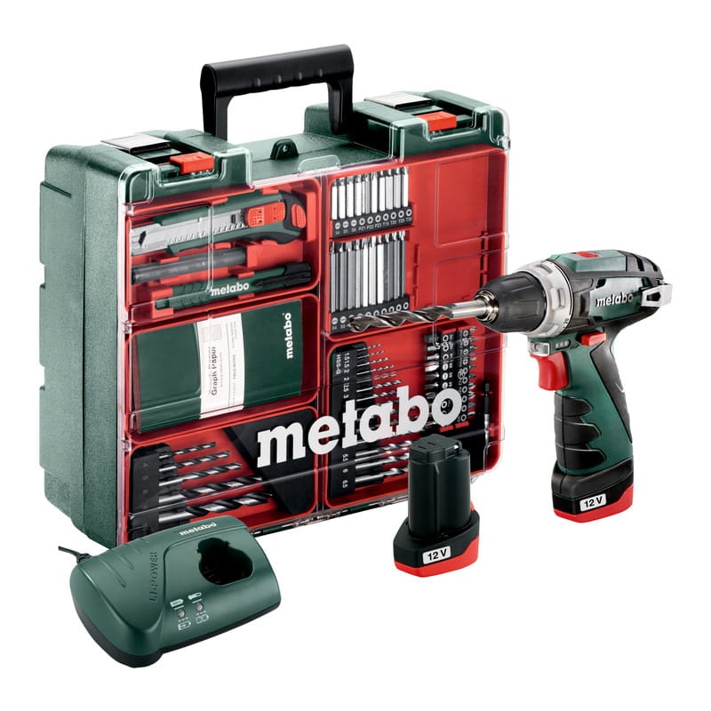 WIERTARKO-WKRĘTARKA BS SET 12 V  POWERMAXX